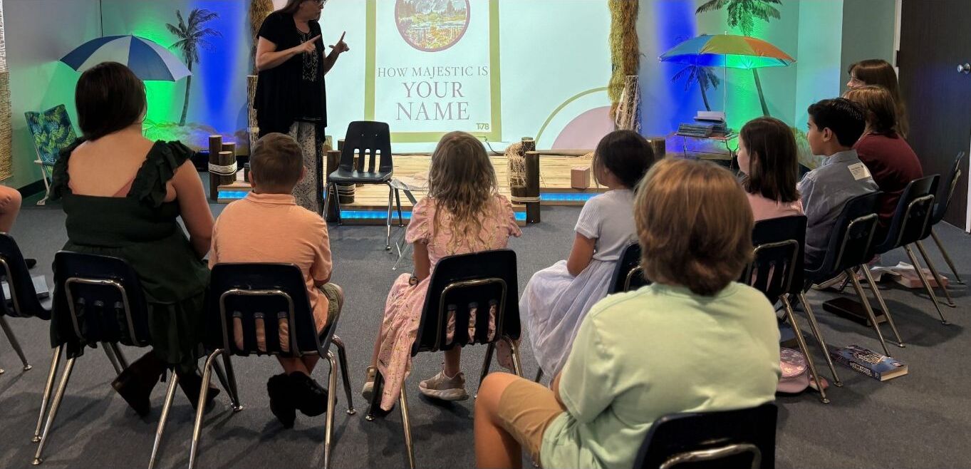 Children participating in life at Bethel